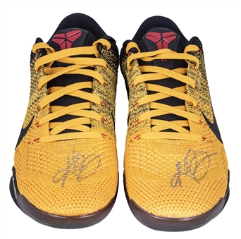 Kobe Bryant Signed Nike Zoom Kobe Elite 11 Low Bruce Lee Sneakers Pair (Lakers LOA)